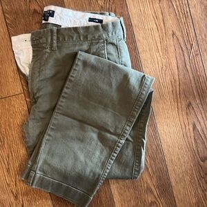J Crew olive khaki slacks